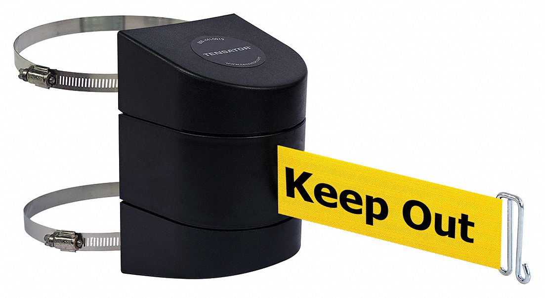 Belt Barrier,  Black, Belt Color Yellow