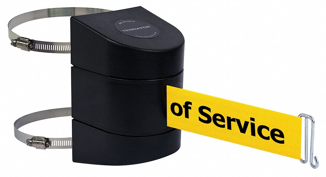 Belt Barrier,  Black, Belt Color Yellow