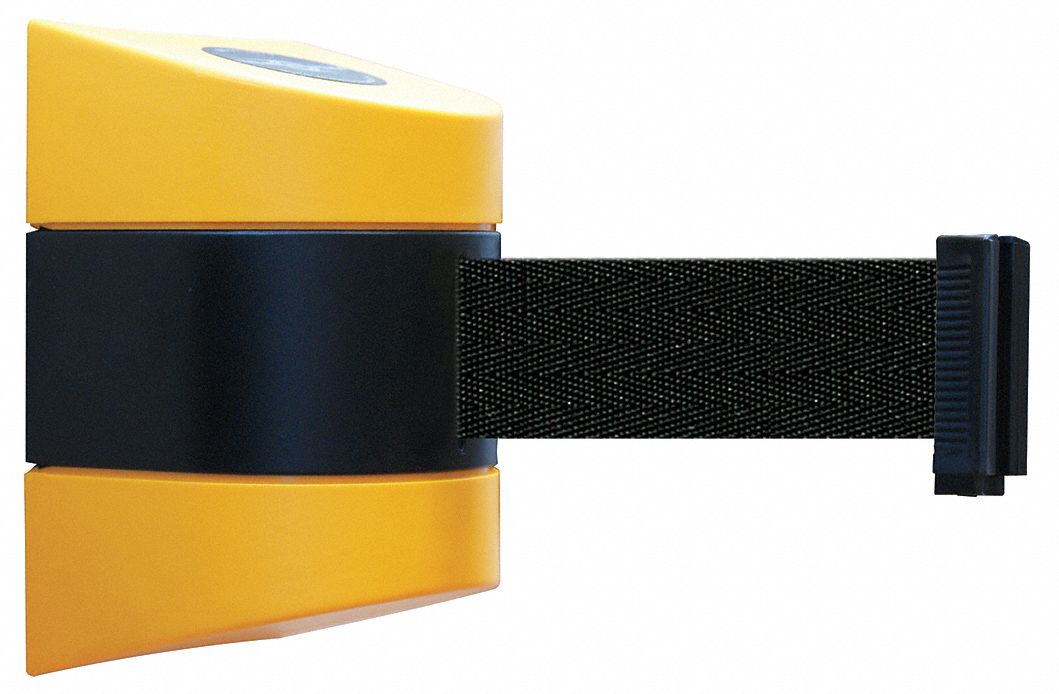 Belt Barrier,  Yellow, Belt Color Black
