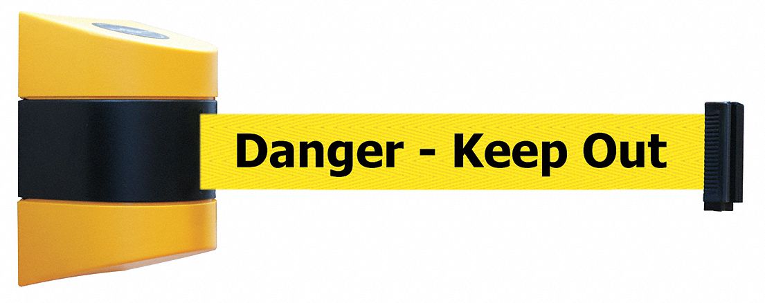 Belt Barrier,  Yellow, Belt Color Yellow