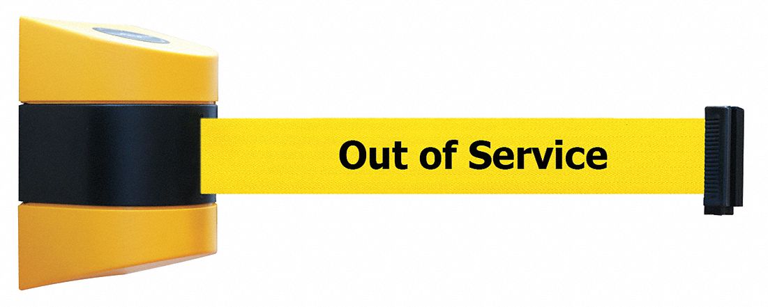 Belt Barrier,  Yellow, Belt Color Yellow