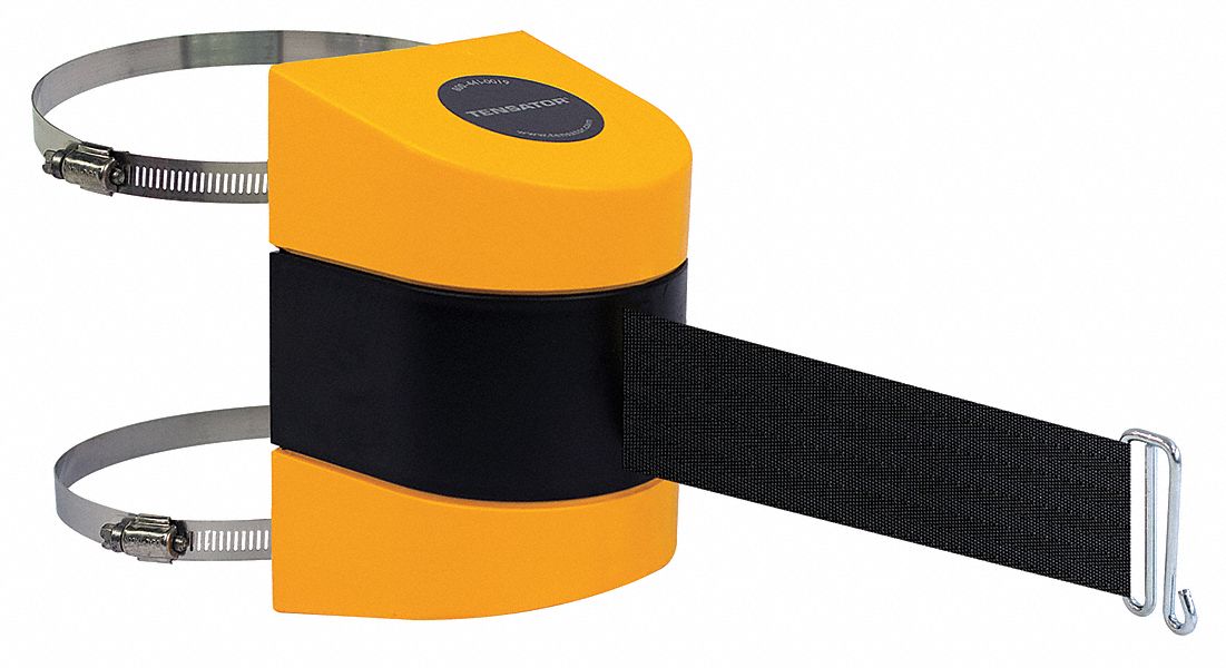 Belt Barrier,  Yellow, Belt Color Black