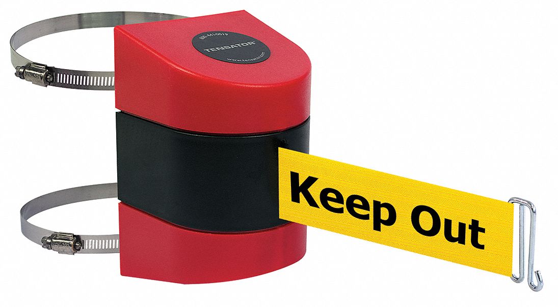 Belt Barrier,  Red, Belt Color Yellow