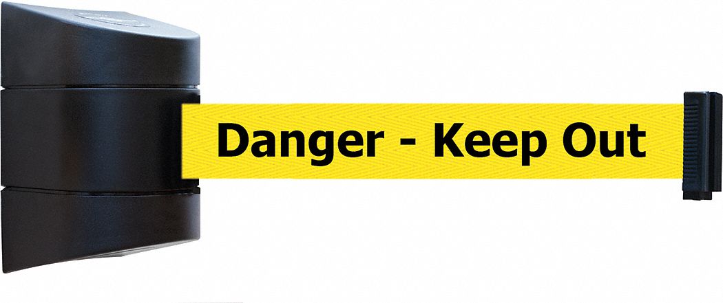 Belt Barrier,  Black, Belt Color Yellow