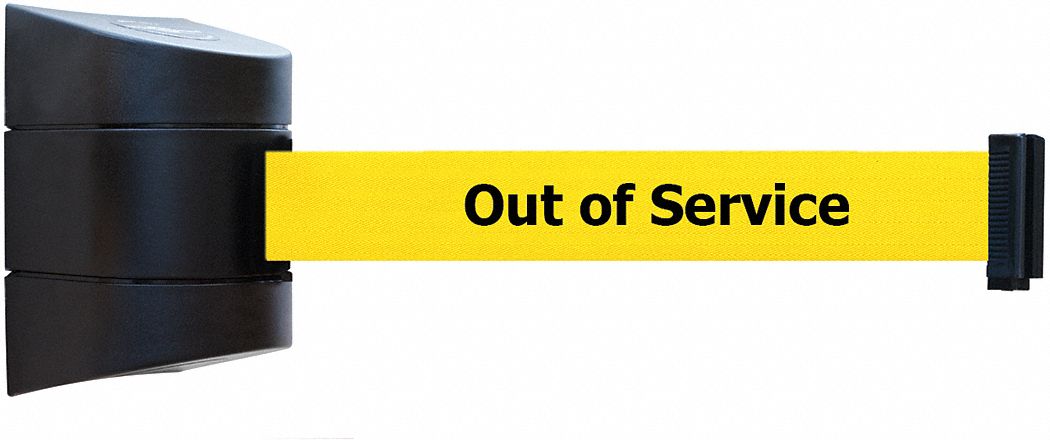 Belt Barrier,  Black, Belt Color Yellow