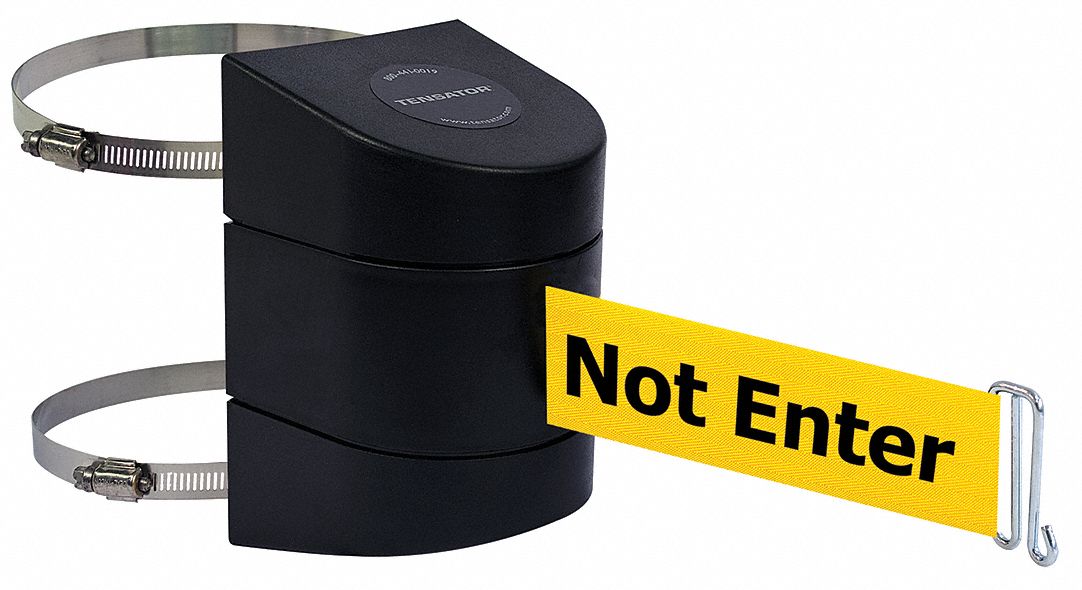 Belt Barrier,  Black, Belt Color Yellow