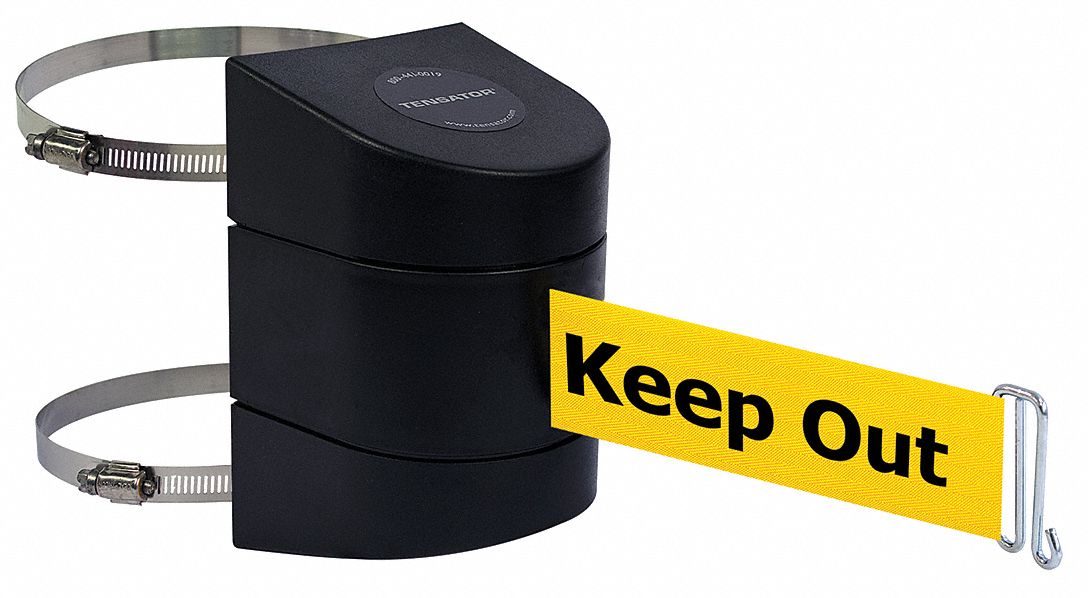 Belt Barrier,  Black, Belt Color Yellow