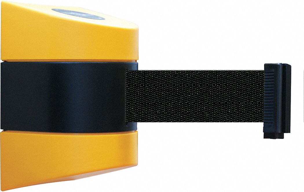Belt Barrier,  Yellow, Belt Color Black