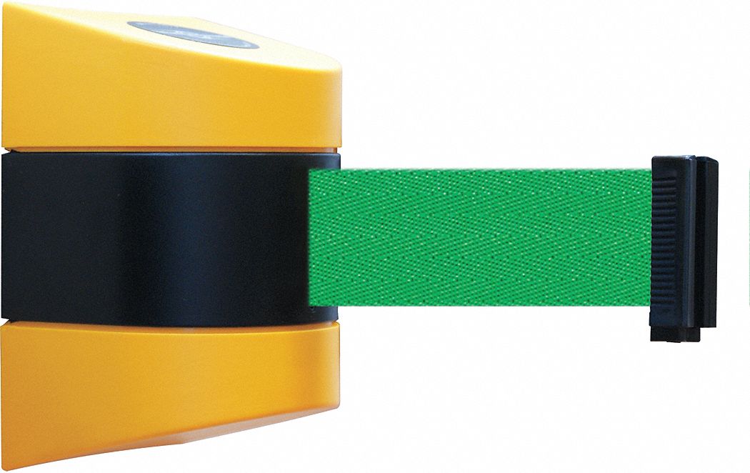 Belt Barrier,  Yellow, Belt Color Green