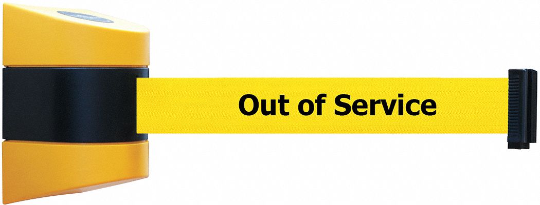 Belt Barrier,  Yellow, Belt Color Yellow