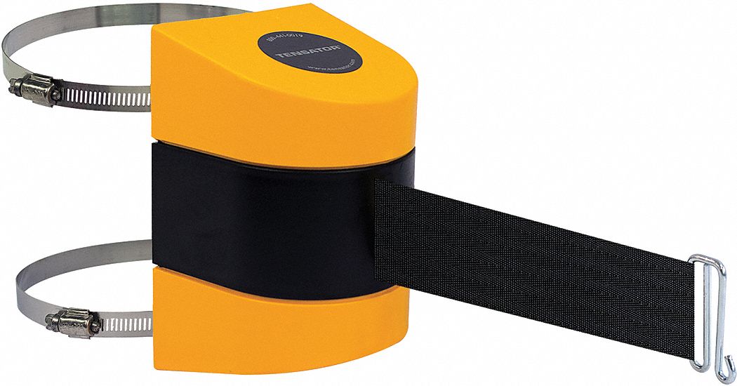 Belt Barrier,  Yellow, Belt Color Black