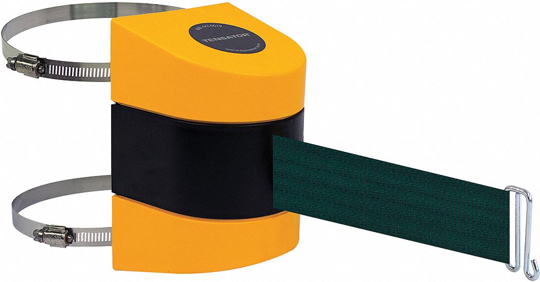 Belt Barrier,  Yellow, Belt Color Green