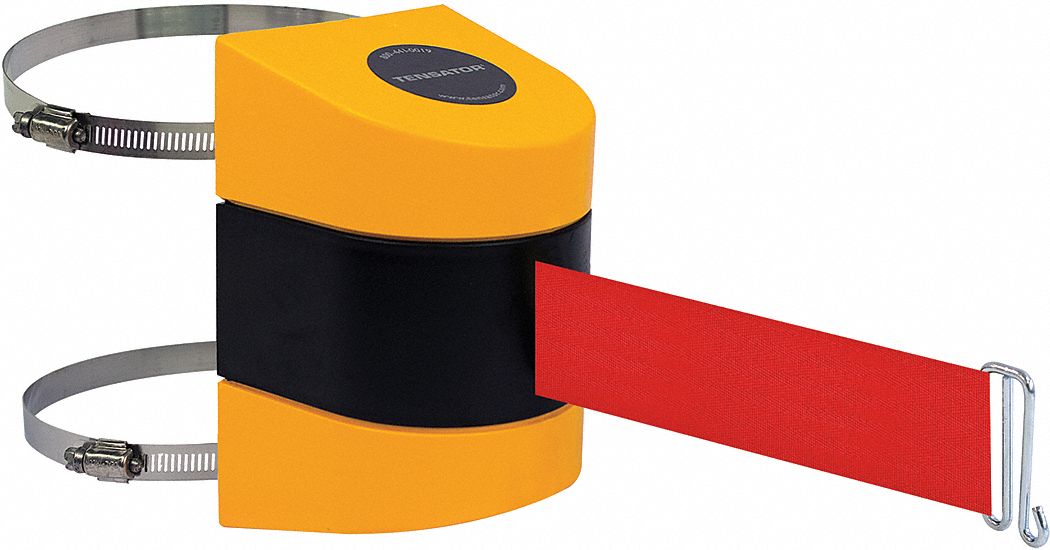 Belt Barrier,  Yellow, Belt Color Red