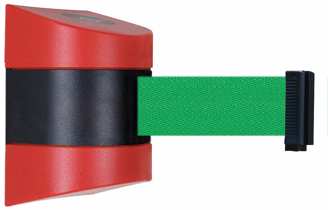 Belt Barrier,  Red, Belt Color Green