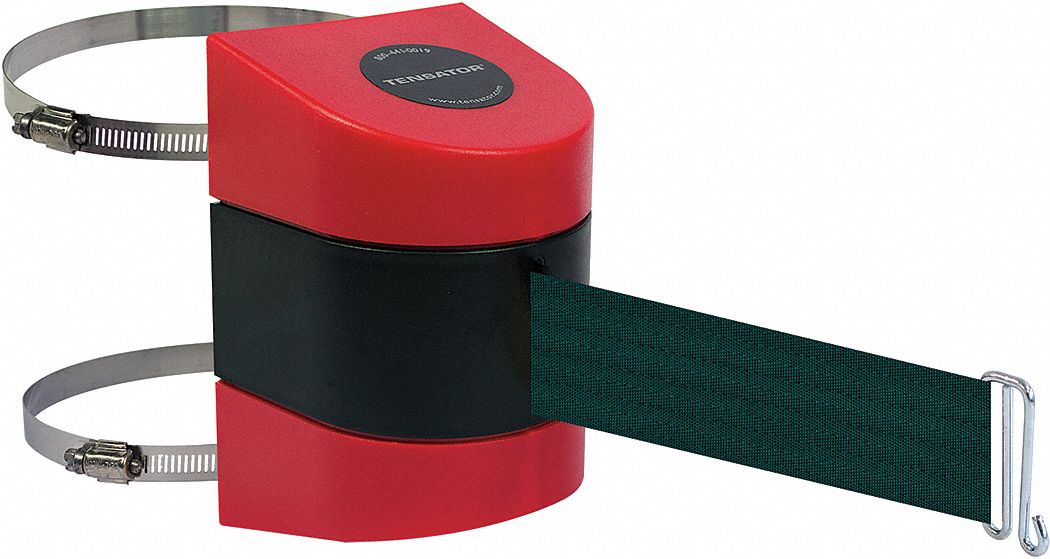 Belt Barrier,  Red, Belt Color Green