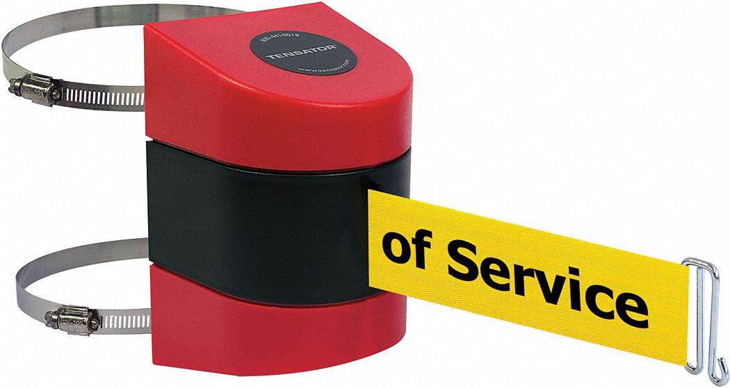 Belt Barrier,  Red, Belt Color Yellow