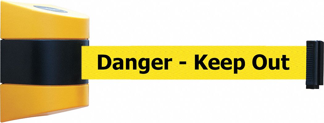 Belt Barrier,  Yellow, Belt Color Yellow