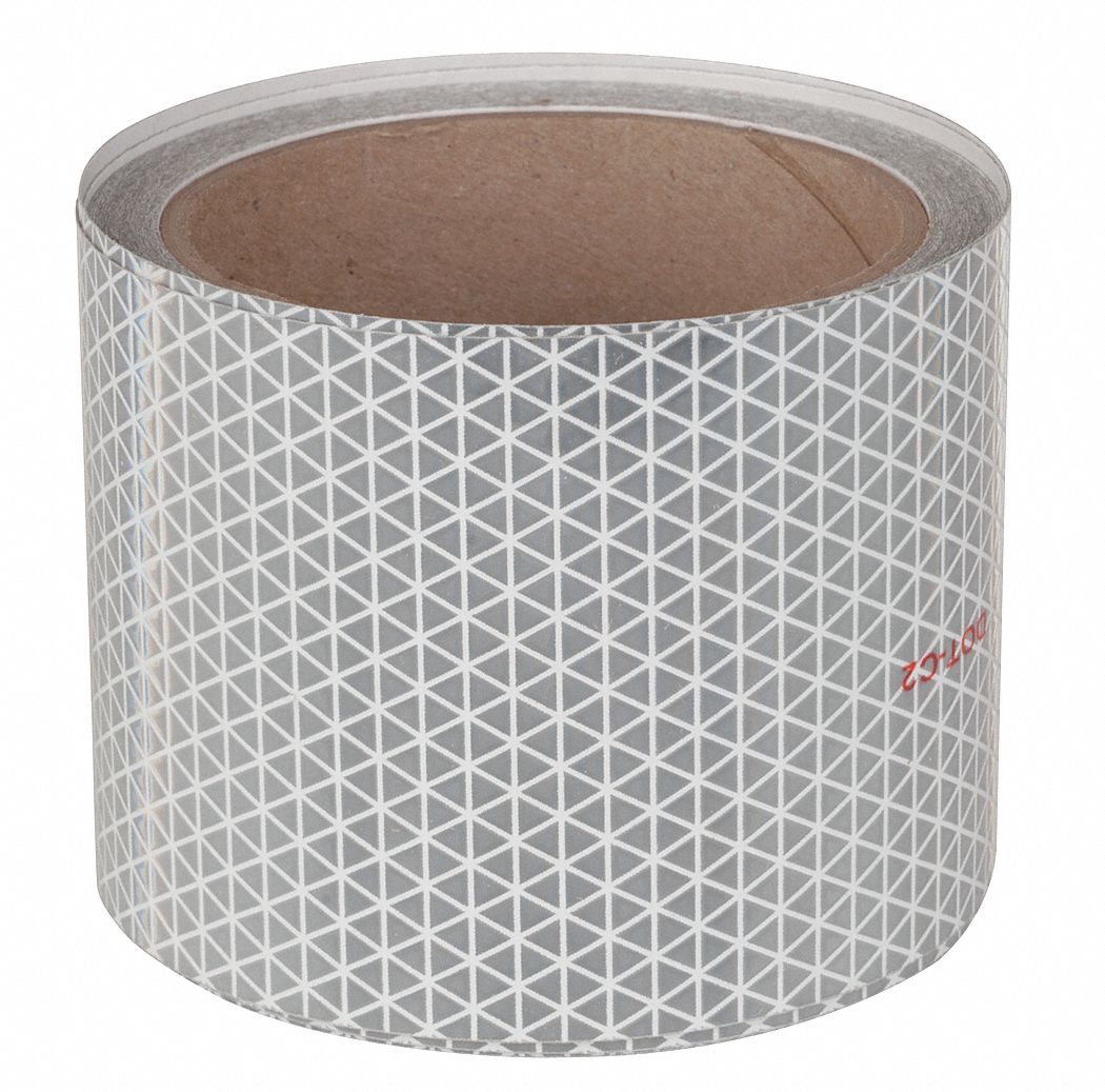 Construction/Emergency Vehicles/Trucks and Trailers, White, Reflective Sticker 3ZEC918797