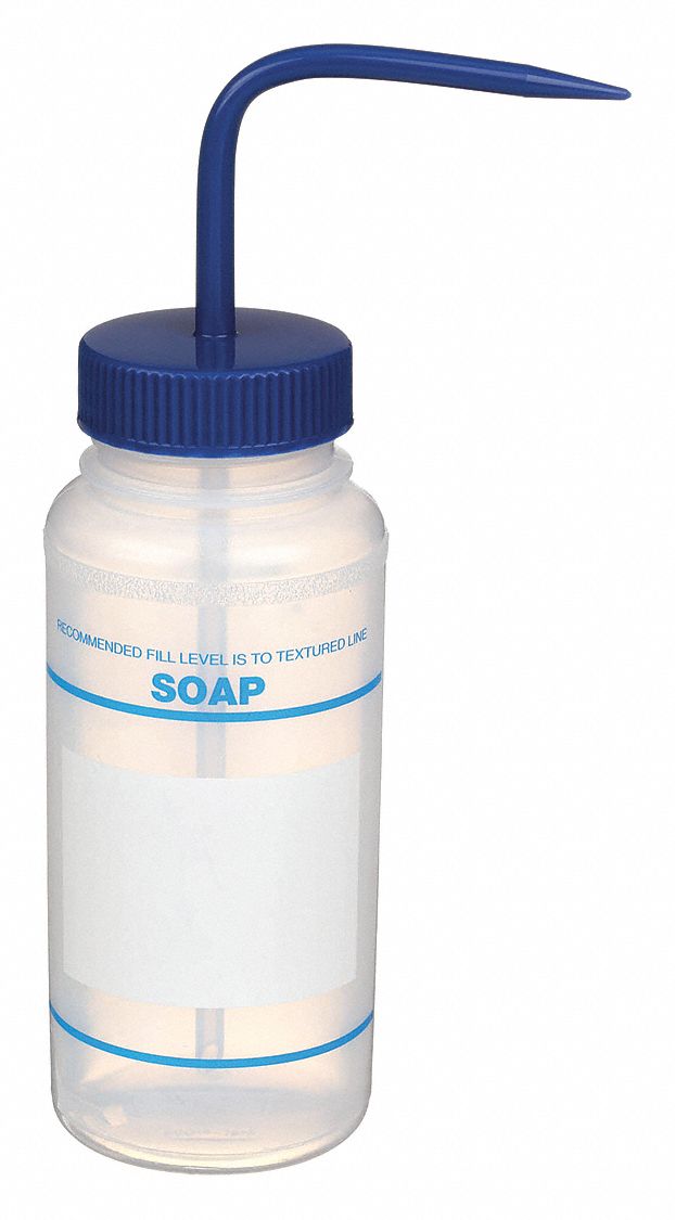 SP SCIENCEWARE WASH BOTTLE,POLYPROPYLENE,WIDE,PK 6 Wash Bottles