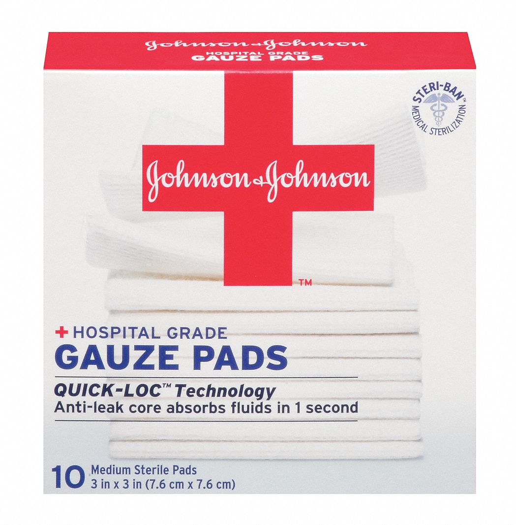 Gauze Pads, 3 x 3 in, PK10