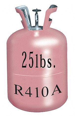 Refrigerant: R-410A, 25 lb Container Size, Pink, Cylinder