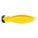 KLEVER KONCEPT SERIES SAFETY CUTTER, STEEL, YELLOW OVAL PLASTIC HANDLE, TEXTURED GRIP, MULTIPURPOSE, BLADE, 5¾ X 1½ IN
