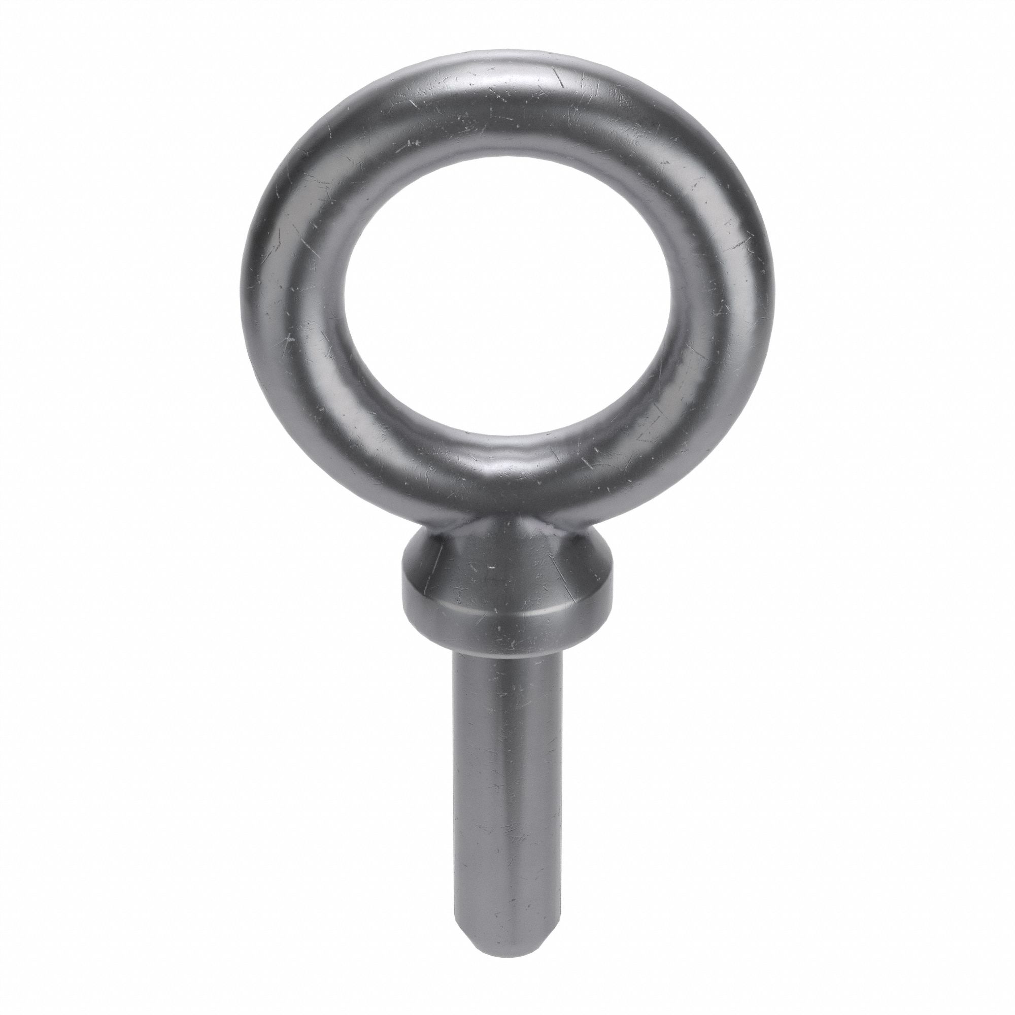 Machinery Eye Bolt Blank: With Shoulder, Steel, Plain, 1 1/4 in Shank Lg, 1 in Eye Inside Dia