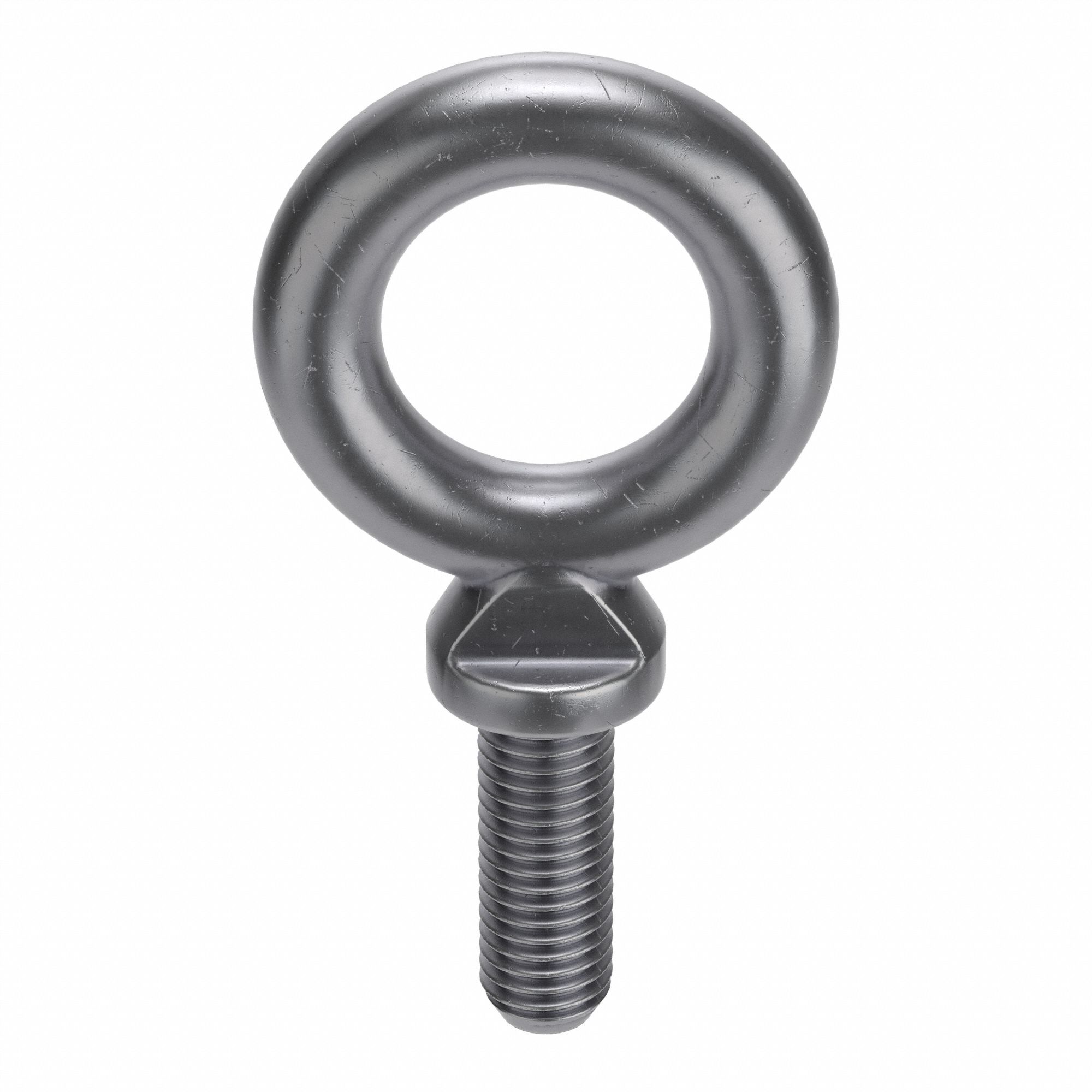 MACHINERY EYE BOLT, WITH SHOULDER, STEEL, PLAIN FINISH, ⅝"-11 THREAD SIZE, 1¼ IN THREAD L