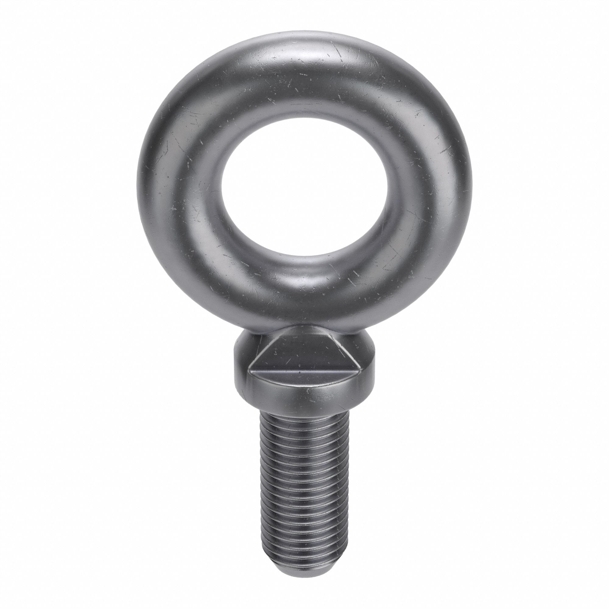 Machinery Eye Bolt: With Shoulder, Steel, Plain, 3 in Thread Lg, 3 in Shank Lg