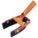 CRACK SQUEEGEE,BLACK/ORANGE,2-1/2 I