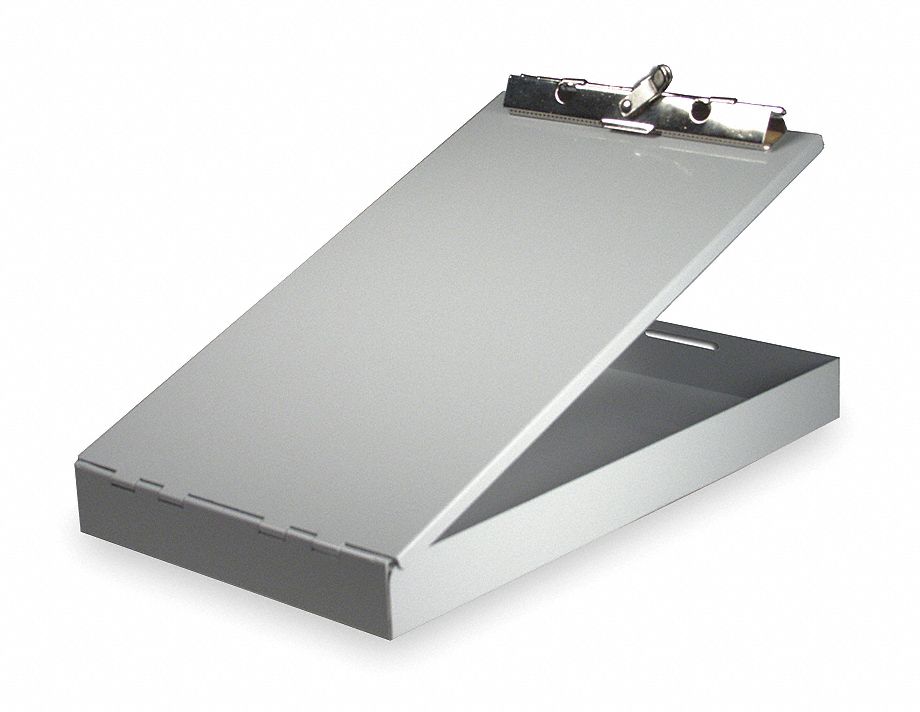 Memo Size, Silver, Storage Clipboard 3ZHY700213 Grainger