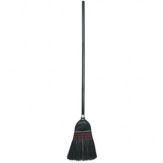 TOUGH GUY Synthetic Corn Broom, 10 in Sweep Face 3ZJE13ZJE1 Grainger