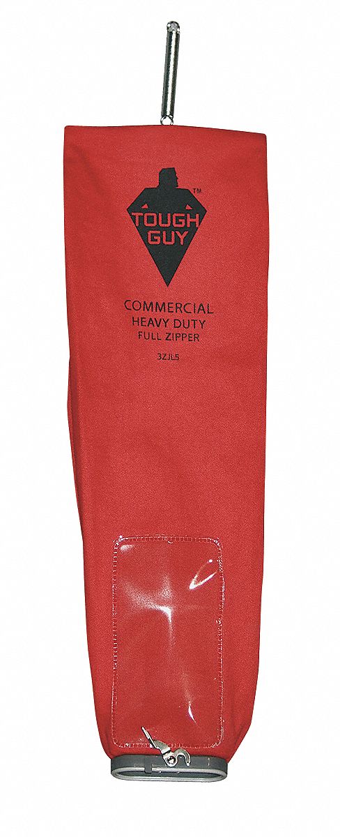 Vacuum Bag: Sanitaire, SC600/SC800, Dry, Cloth, 1-Ply, Std, 3ZJL5