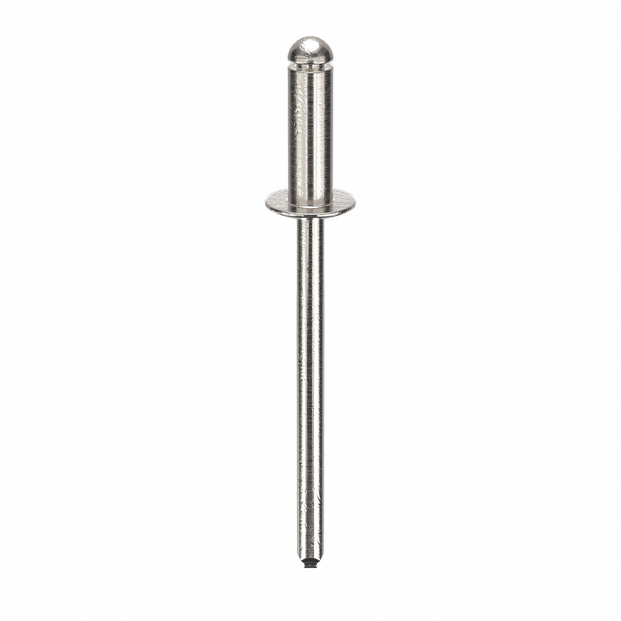 BLIND RIVET, 1.471 IN L, 0.122 IN DIA, INCH, 1 15/32 IN OVERALL L, ⅜ IN BODY L, OPEN END, 500 PK