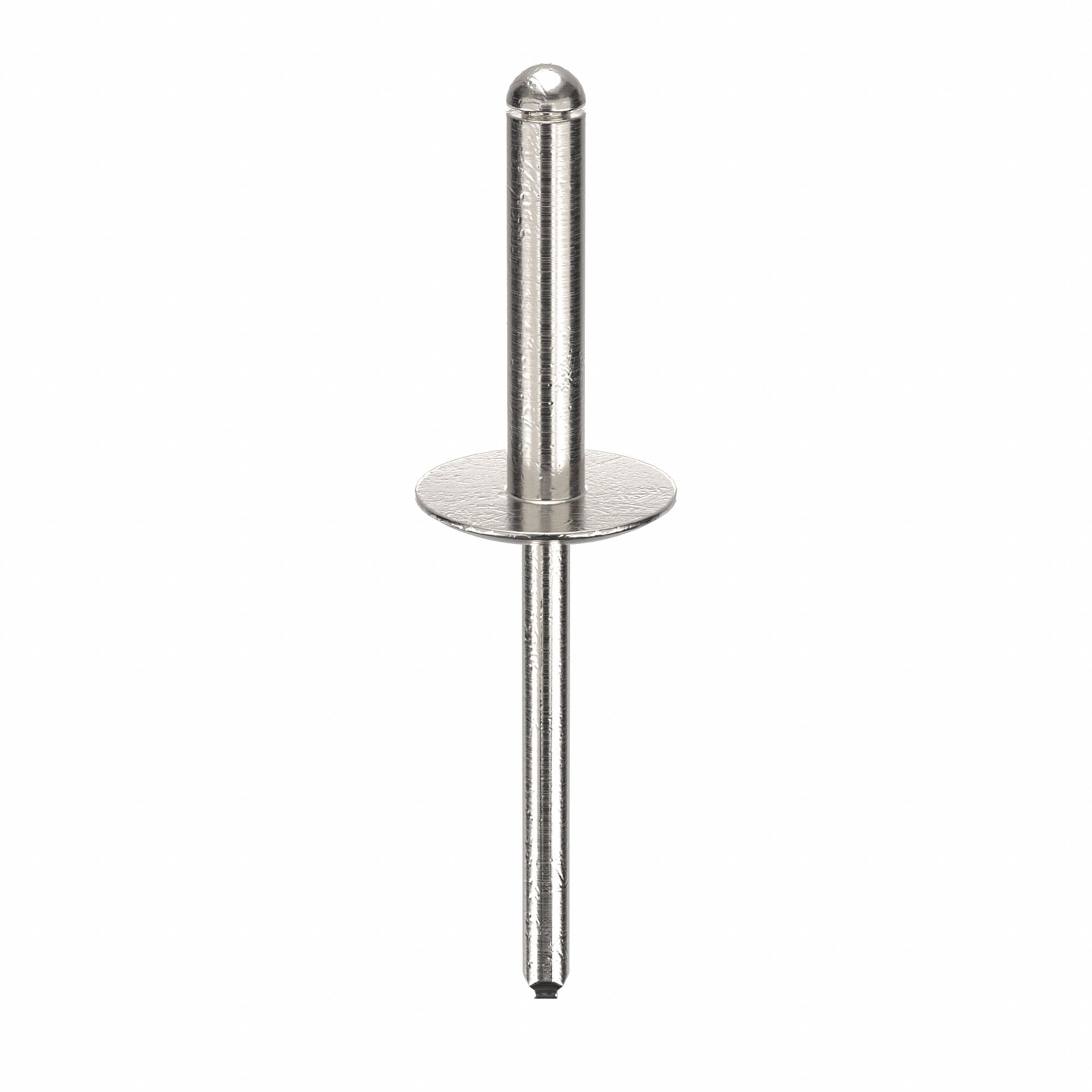 Blind Rivet, 2.25 in L, 0.183 in dia, PK250: Inch, 2 1/4 in Overall Lg, 59/64 in Body Lg, Plain, 250 PK