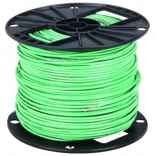 Building Wire, Thhn, 12 Awg, Green, 500Ft: Electrical Wires: :  Tools & Home Improvement