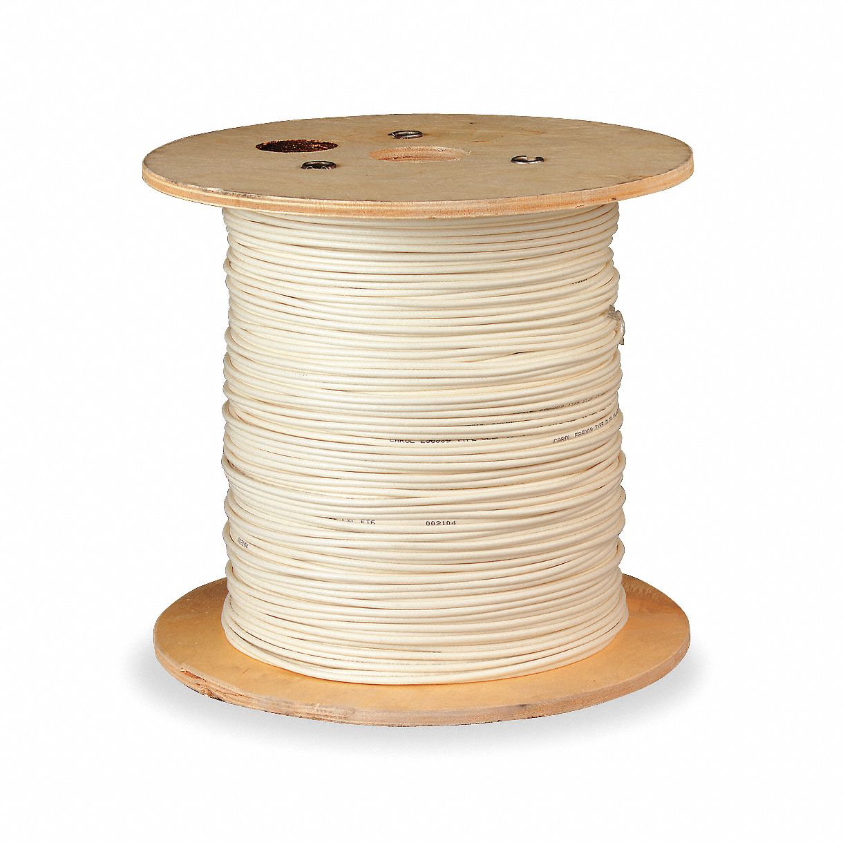 CAROL Coaxial Cable, 100 ft Length, 18 AWG Conductor Size, Natural, PVC