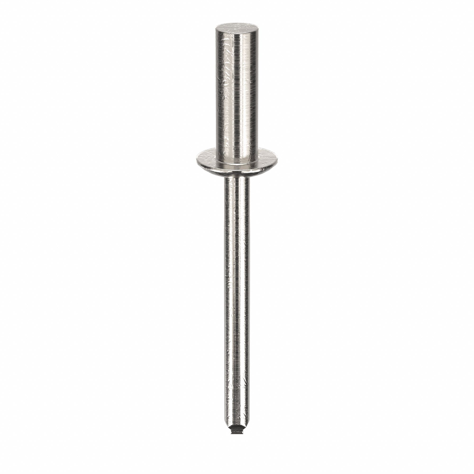 Blind Rivet, 1 43/48" L, 0.186" dia, PK250: Inch, 1 57/64 in Overall Lg, 37/64 in Body Lg, Dome, 250 PK