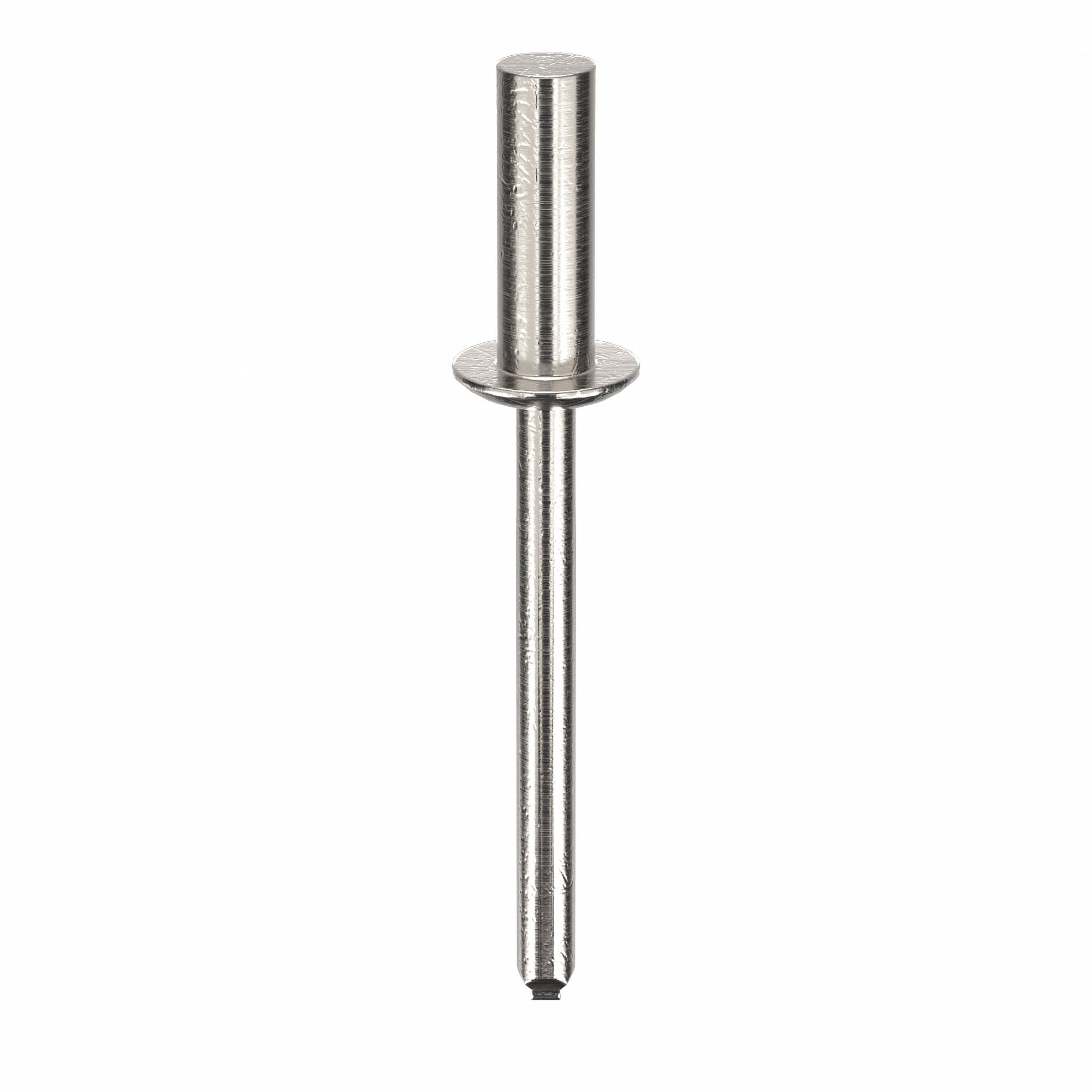 Blind Rivet, 1 43/48" L, 0.186" dia, PK250: Inch, 1 57/64 in Overall Lg, 37/64 in Body Lg, Dome, 250 PK