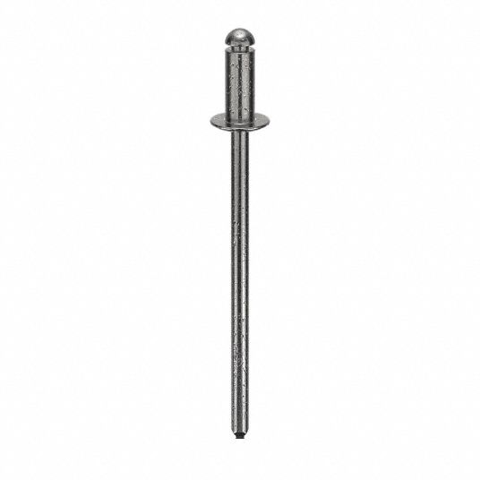 Inch, 1 5/16 in Overall Lg, Blind Rivet,1 5/16