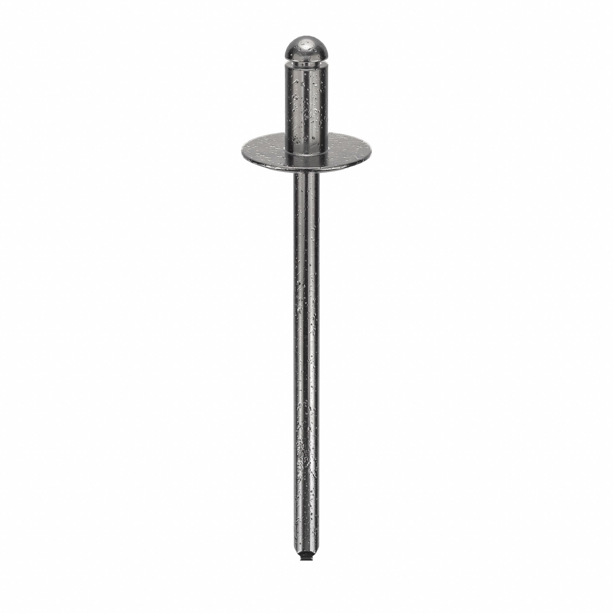 Inch, 1 35/64 in Overall Lg, Blind Rivet,1 27/50" L,0.122" dia,PK500