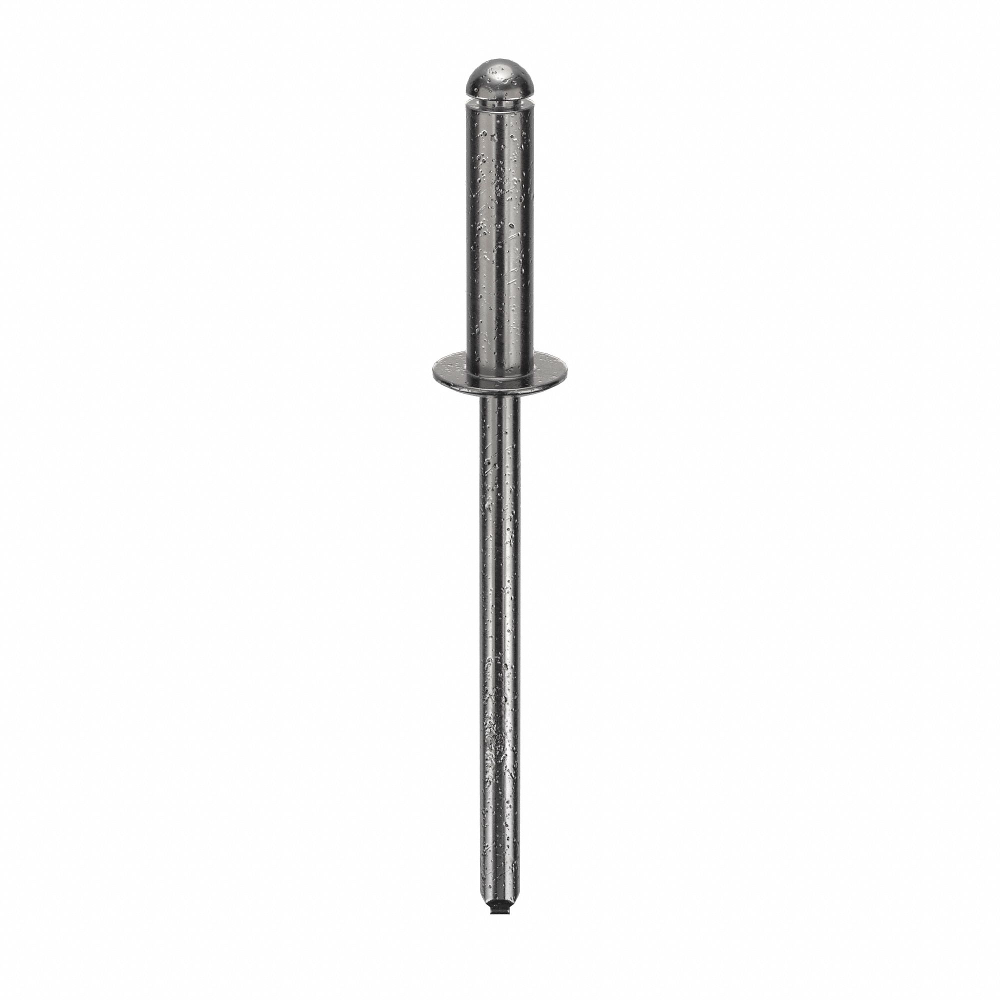 Blind Rivet, 1 59/99" L, 0.122" dia, PK500: Inch, 1 19/32 in Overall Lg, 1/2 in Body Lg, Dome, 500 PK