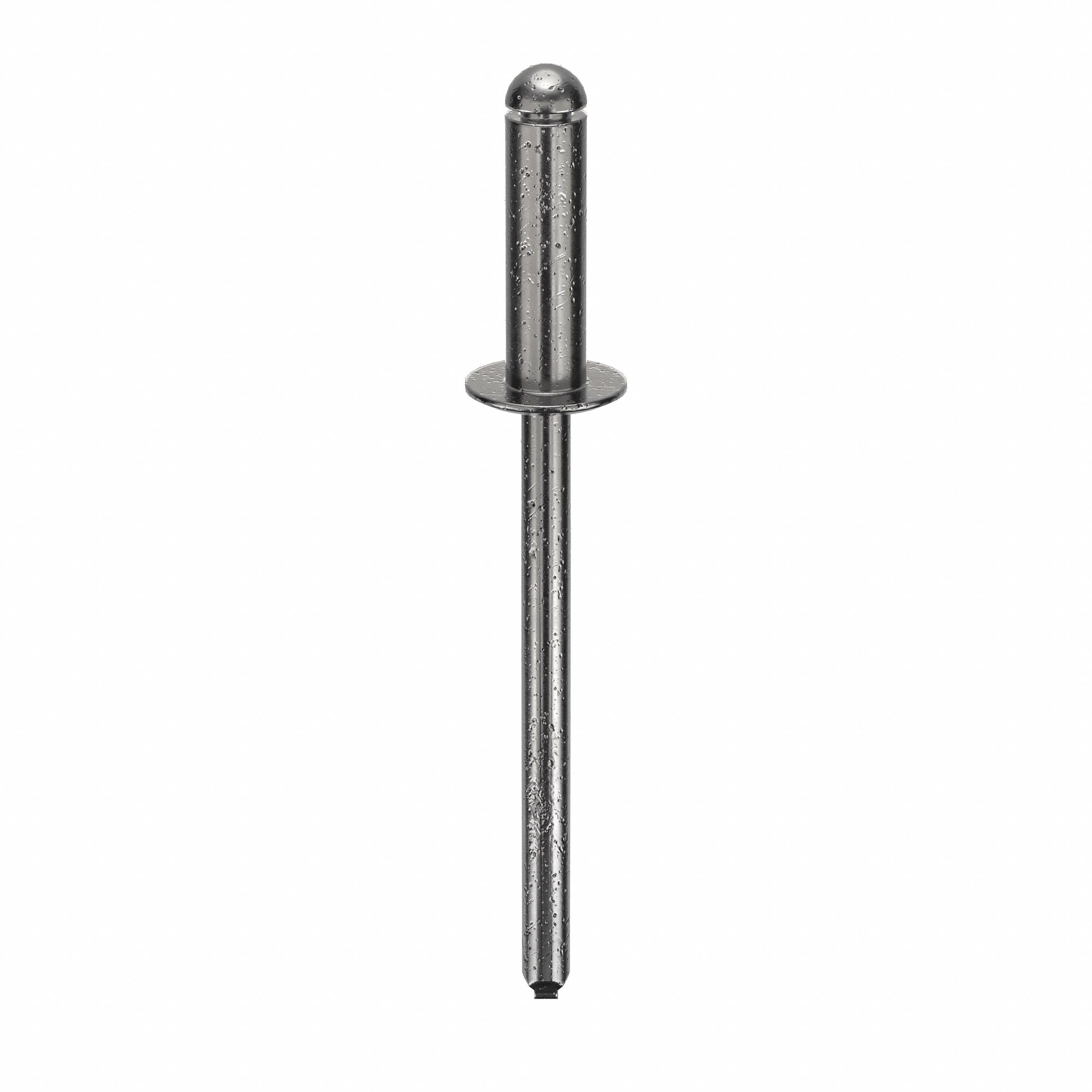 Blind Rivet, 1 9/11" L, 0.153" dia, PK500: Inch, 1 13/16 in Overall Lg, 17/32 in Body Lg, Dome, 500 PK