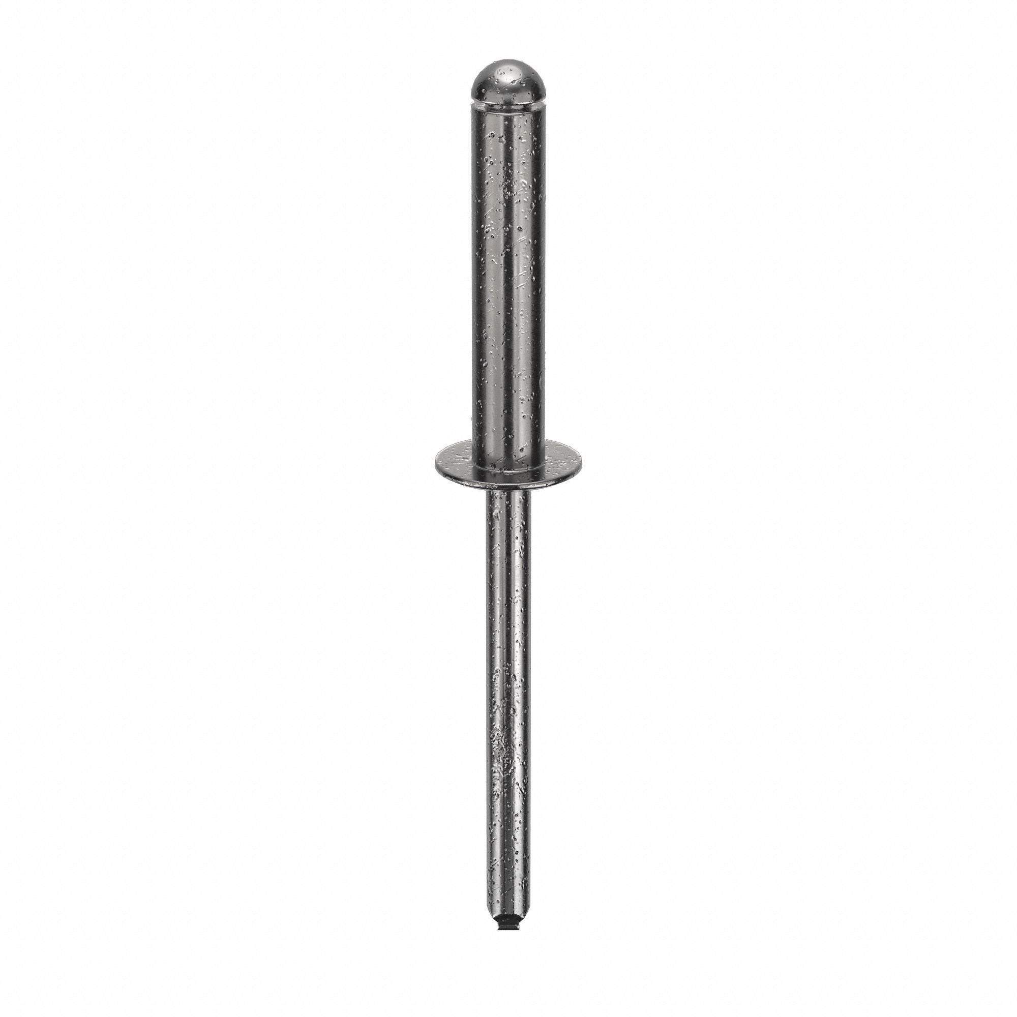 Blind Rivet, 2 7/31" L, 0.183" dia, PK250: Inch, 2 7/32 in Overall Lg, 59/64 in Body Lg, Dome, 250 PK