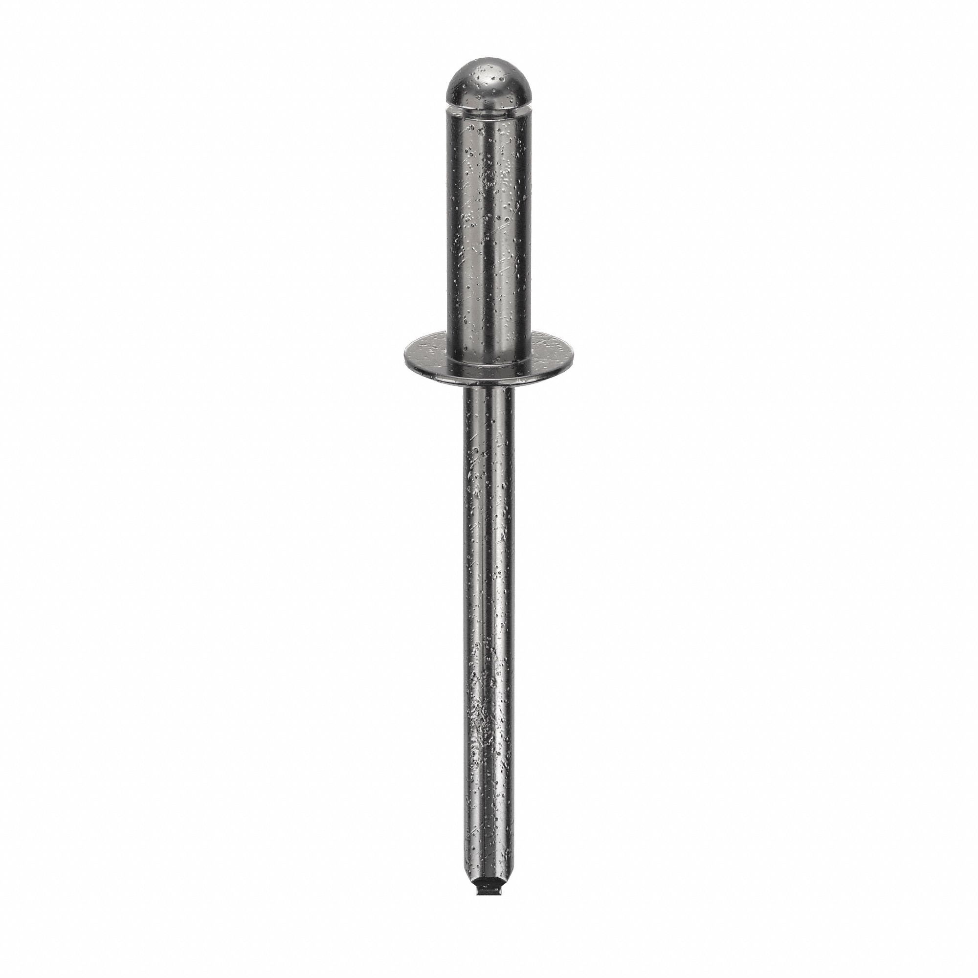 BLIND RIVET, 1 40/47 IN L, 0.183 IN DIA, INCH, 1 27/32 IN OVERALL L, 35/64 IN BODY L, DOME, 250 PK