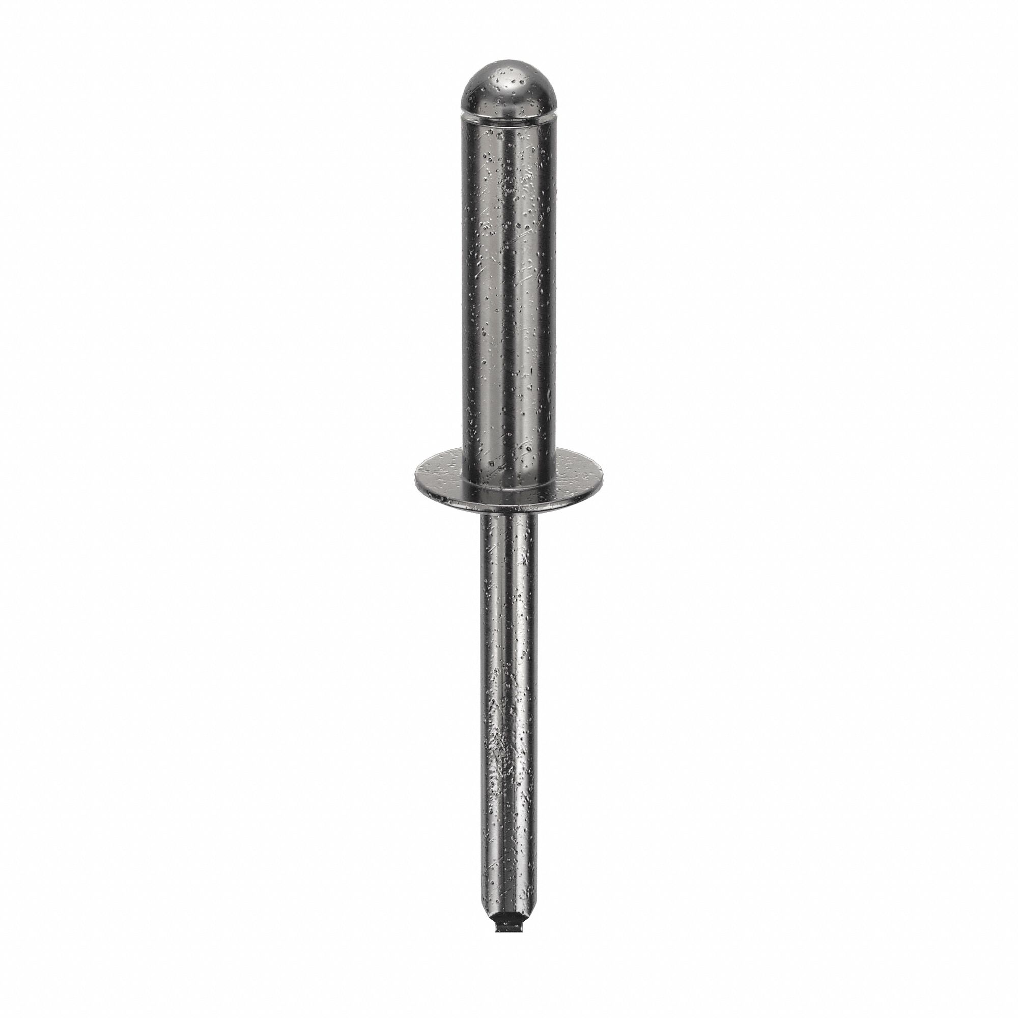 Blind Rivet, 2 5/17" L, 0.249" dia, PK100: Inch, 2 19/64 in Overall Lg, 31/32 in Body Lg, Dome, 100 PK