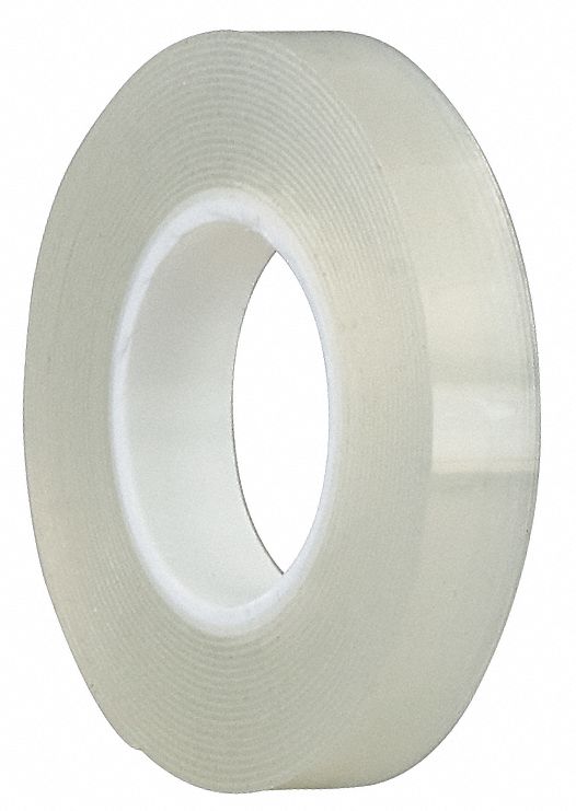 DOUBLE-SIDED FOAM TAPE, TRANSPARENT, ½ IN X 4 YD, 1/32 IN THICK, ACRYLIC, INDOOR/OUTDOOR