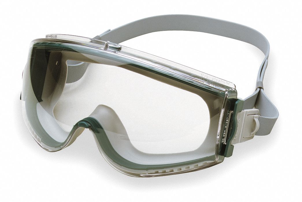 HONEYWELL UVEX Chemical Splash/Impact Resistant Goggles: Anti-Fog  /Anti-Scratch, Indirect, Gray