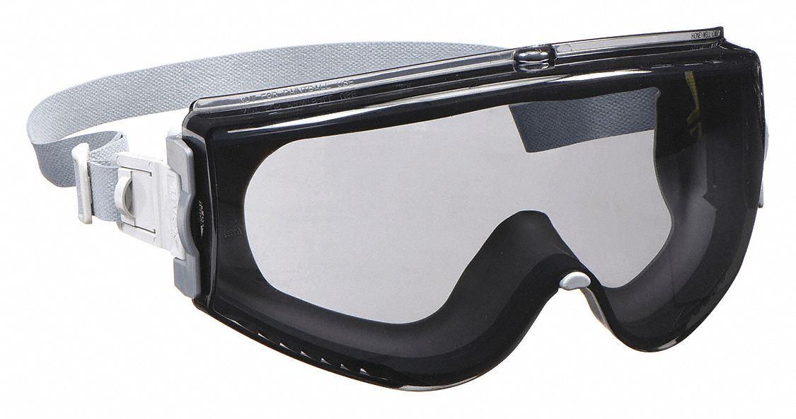 HONEYWELL UVEX, Gray Lens Color, Indirect, Chemical Splash/Impact