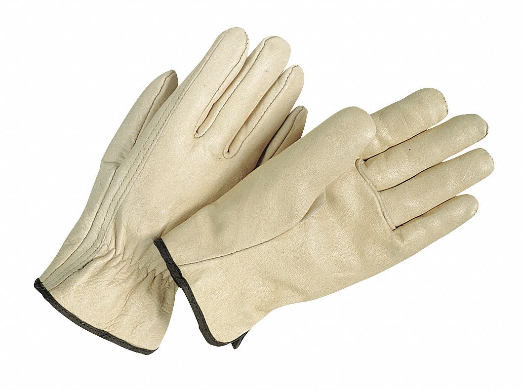 CONDOR Protector para Dedo Pulgar Cuero Vacuno de Grano M Beige